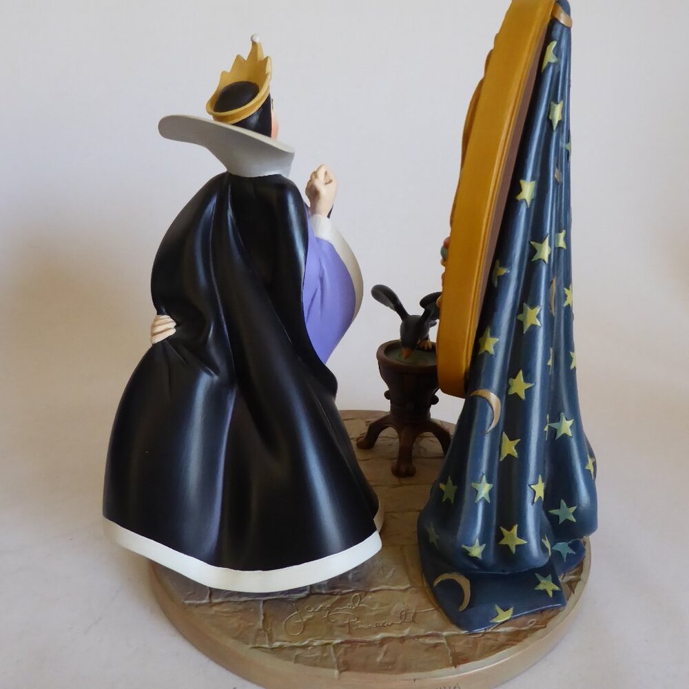 NEW 2000 LE #977/2500 WALT DISNEY GALLERY SNOW WHITE EVIL QUEEN PORCELAIN FIGURE - Picture 8 of 16